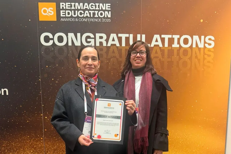 Plata equipo del Tec QS Reimagine Education Awards