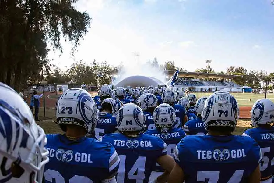 Presentaci&oacute;n futbol americano ONEFA, equipo del Tec Guadalajara.