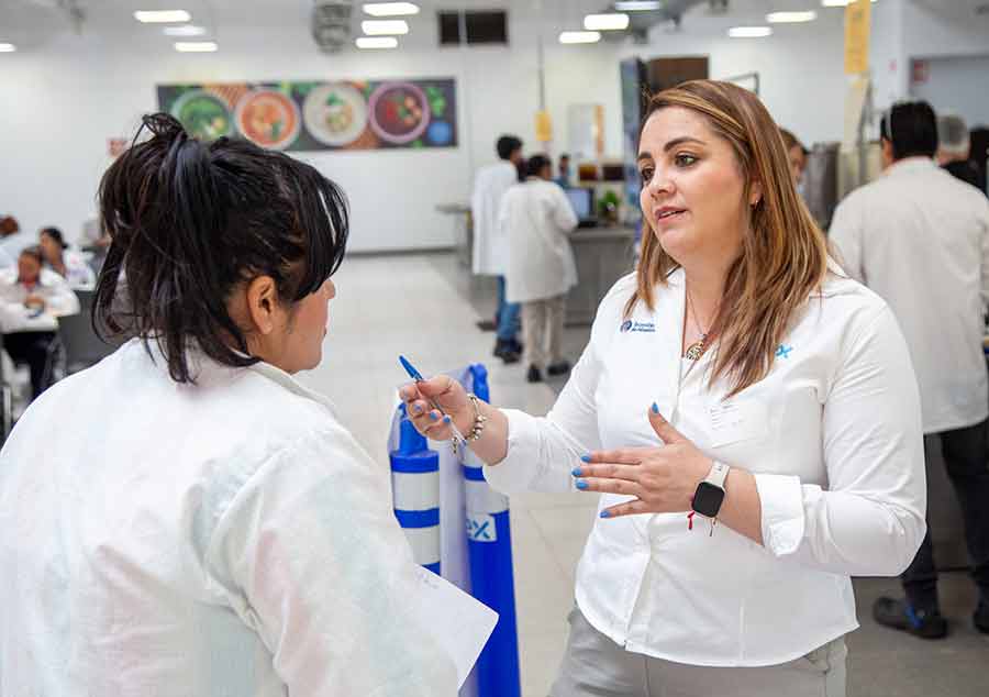 Prevención oftalmológica en Flex, campaña para colaboradores realizada por estudiantes del Tec Guadalajara. 