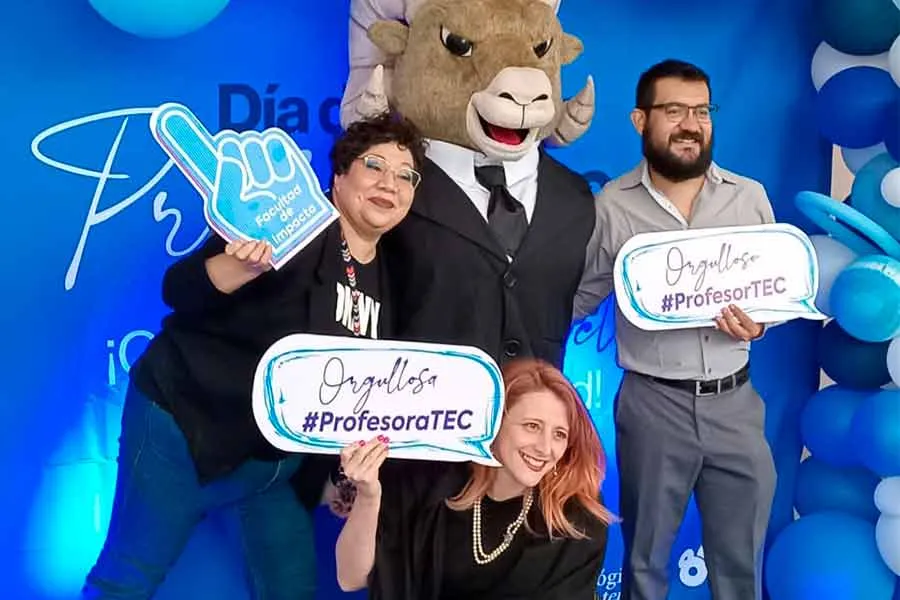 La profesora Deborah coment&oacute; sentirse orgullosa de pertenecer a la comunidad Tec