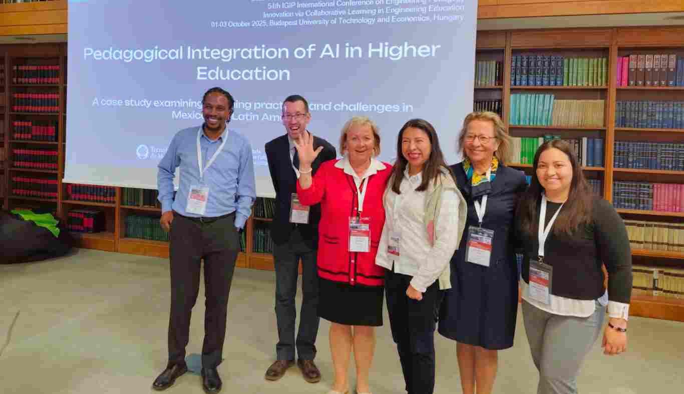 profesora tec tampico expone en hungria sobre inteligencia artificial