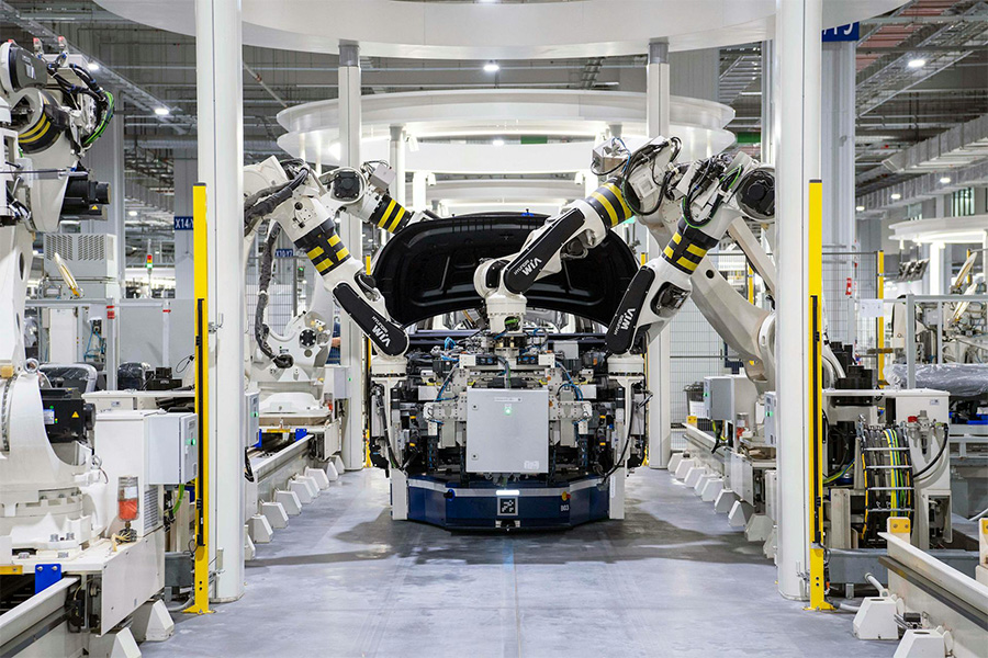 Robot industrial.