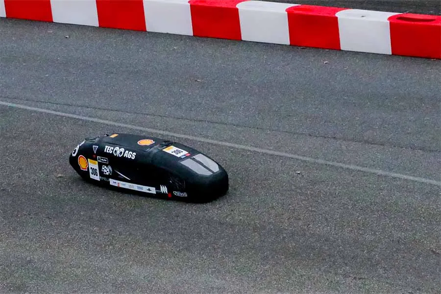 Vehículo utilizado por la escudería Borregos Racing