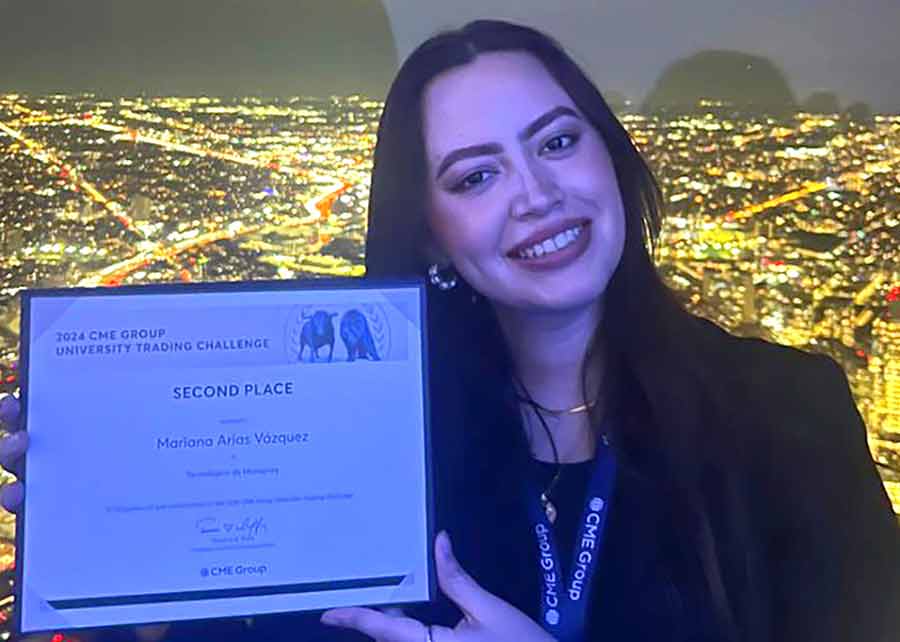 Simulador casa de bolsa, alumna Mariana Arias del Tec Guadalajara.