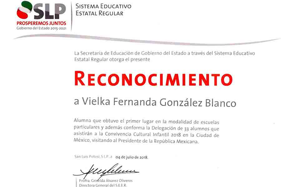 En 2018, Vielka González ganó la posibilidad de conocer al Presidente de México