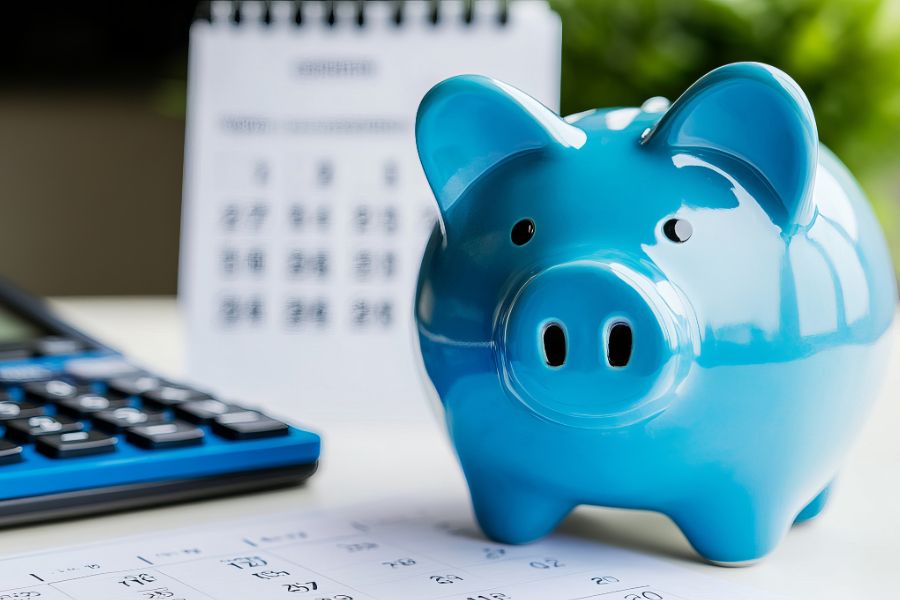 Alcanc&iacute;a de cochinito, para conceptualizar el consejo de ahorrar