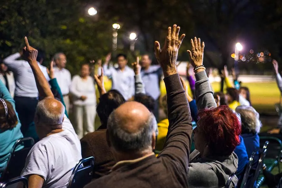 Junta de mejoras colonia Valle Primavera.