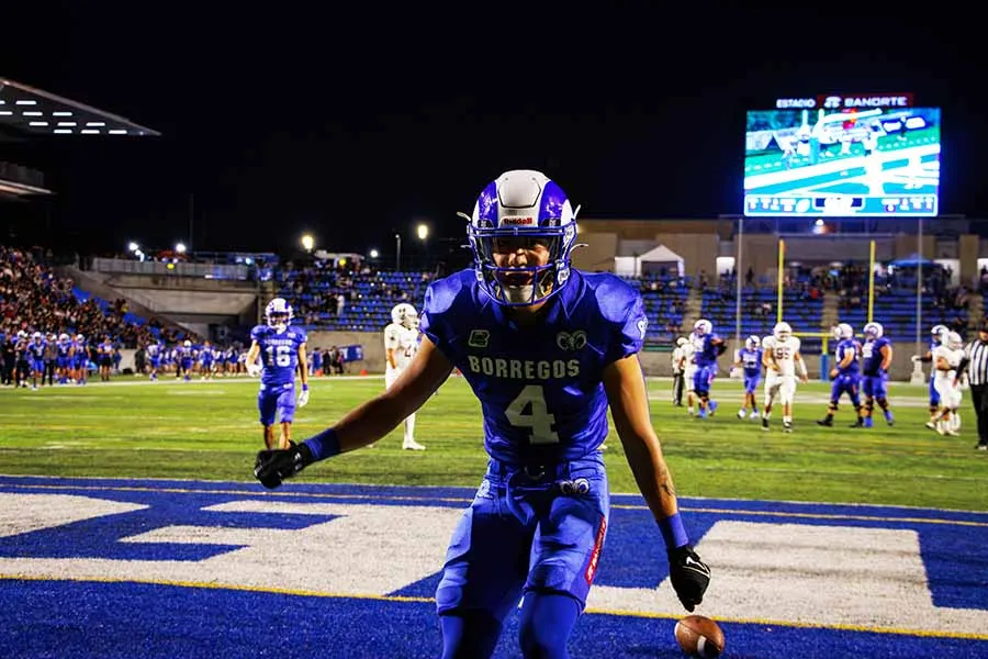V&iacute;ctor Palacios, jugador de Borregos Monterrey. 
