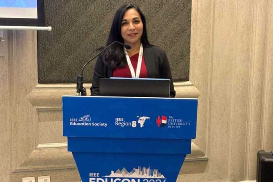 Yolanda Burgos, profesora del campus Monterrey, en EDUCON 2026.