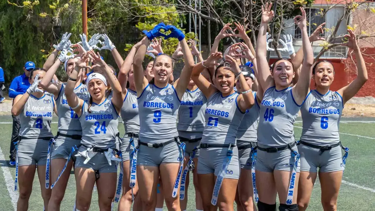 Borregos Santa Fe, bicampeonas de flag football de CONADEIP