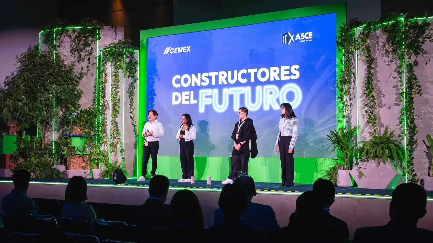 Estudiantes del Tec campus Estado de México ganan oro en la competencia Constructores del Futuro, de Cemex, con proyecto capaz de detectar fracturas en el concreto.