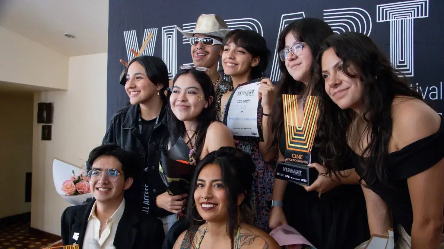 Estudiantes del Tec ganadores de Cine en VIBRART 2025, el festival de cultura y arte del Tec de Monterrey