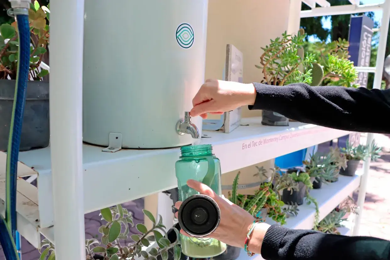 Profesores del Tec en Querétaro implementan un sistema de captación de agua de lluvia