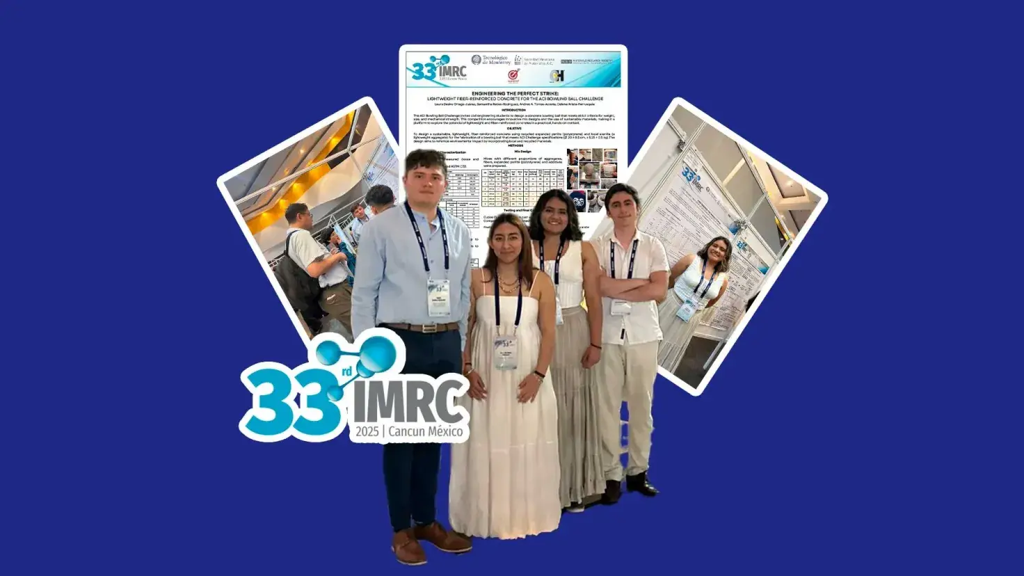 Estudiantes del Tec campus Querétaro participaron en Congreso Internacional llevado a cabo en Cancún, uno de ellos recibiendo el tercer lugar.