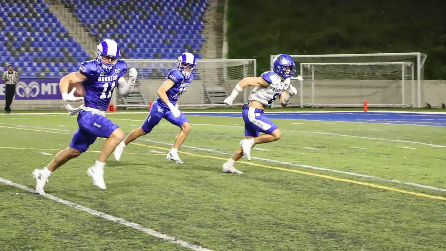 ¡Por un punto! Borregos Monterrey mantiene invito en ONEFA
