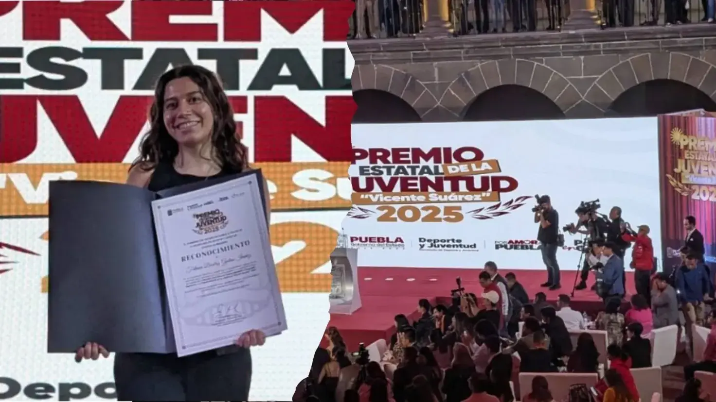 Alumna Tec Puebla recibe mención honorífica en el Premio Estatal a la Juventud