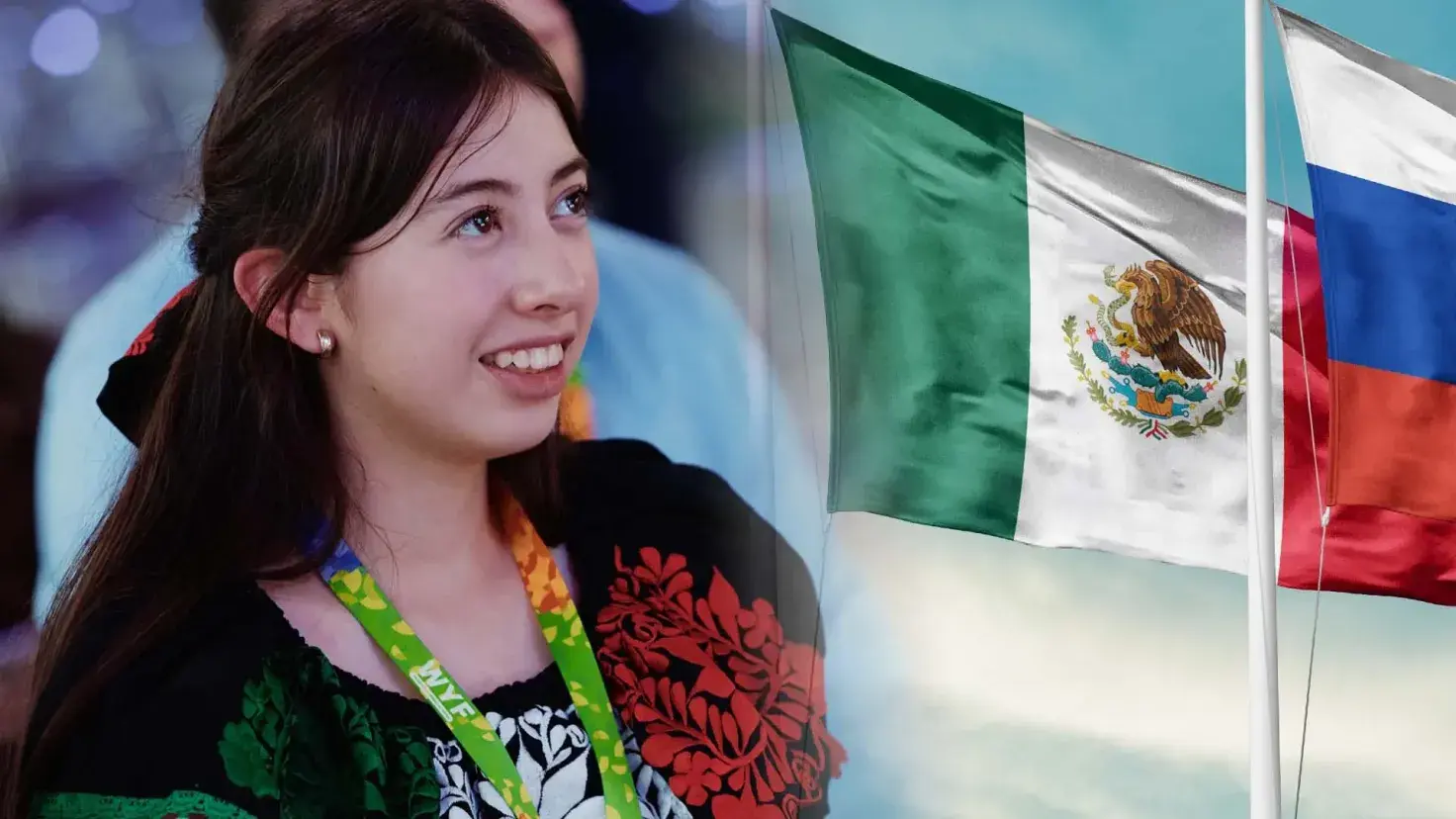 Romina Fuentes, única mexicana menor de edad en el World Youth Festival Assembly 2025.