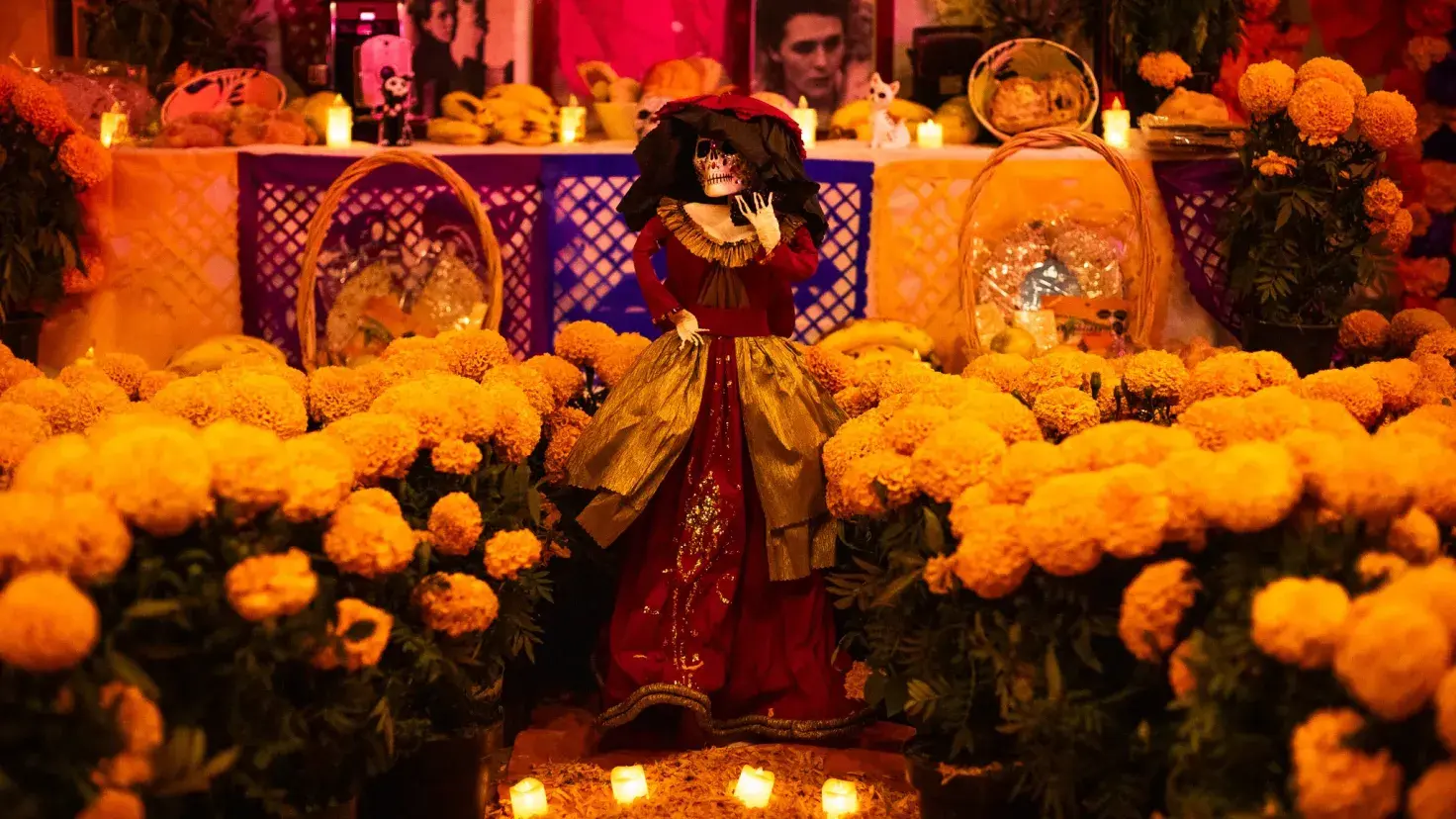 Altar de muertos en Mictlán de PrepaTec Hidalgo