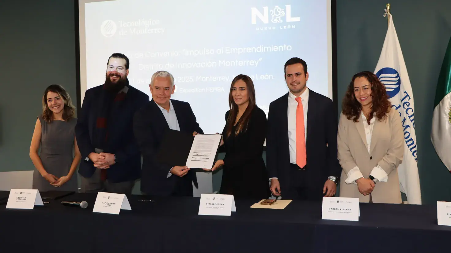 Formalizan alianza en innovación Tec y Economía de NL