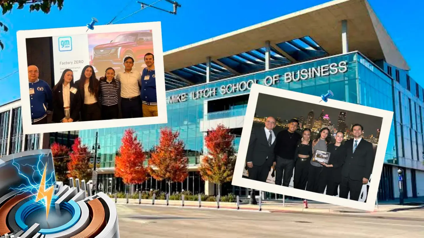 Estudiantes del Tec en Estado de México logran el segundo lugar en competencia internacional de cadena de suministro de General Motors, en Detroit.