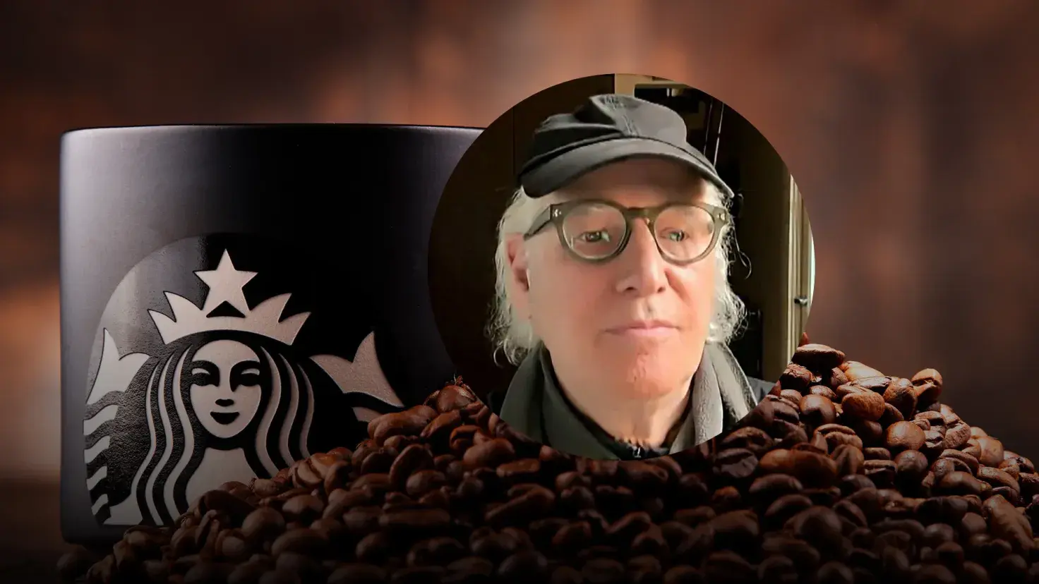 Zev Siegl, cofundador de Starbucks, dio una videocoferencia desde su domicilio 