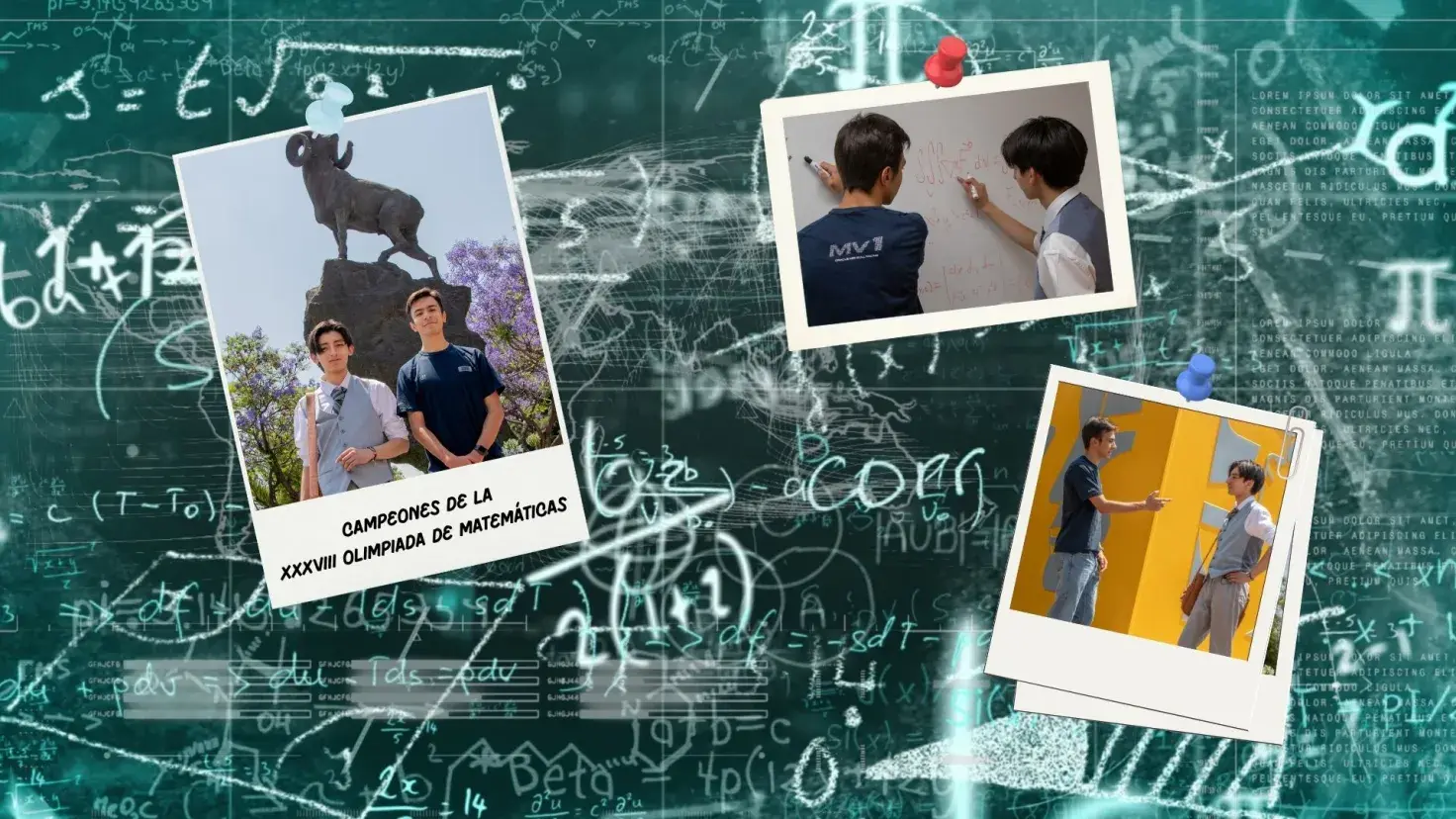 Emiliano Peláez y Moisés Méndez, estudiantes en PrepaTec CEM, obtienen oro en la Olimpiada Mexicana de Matemáticas 2026 en Estado de México.