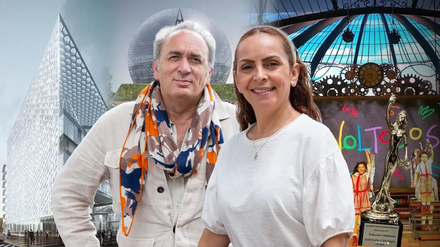 Anabel Dueñas y Francisco González Pulido