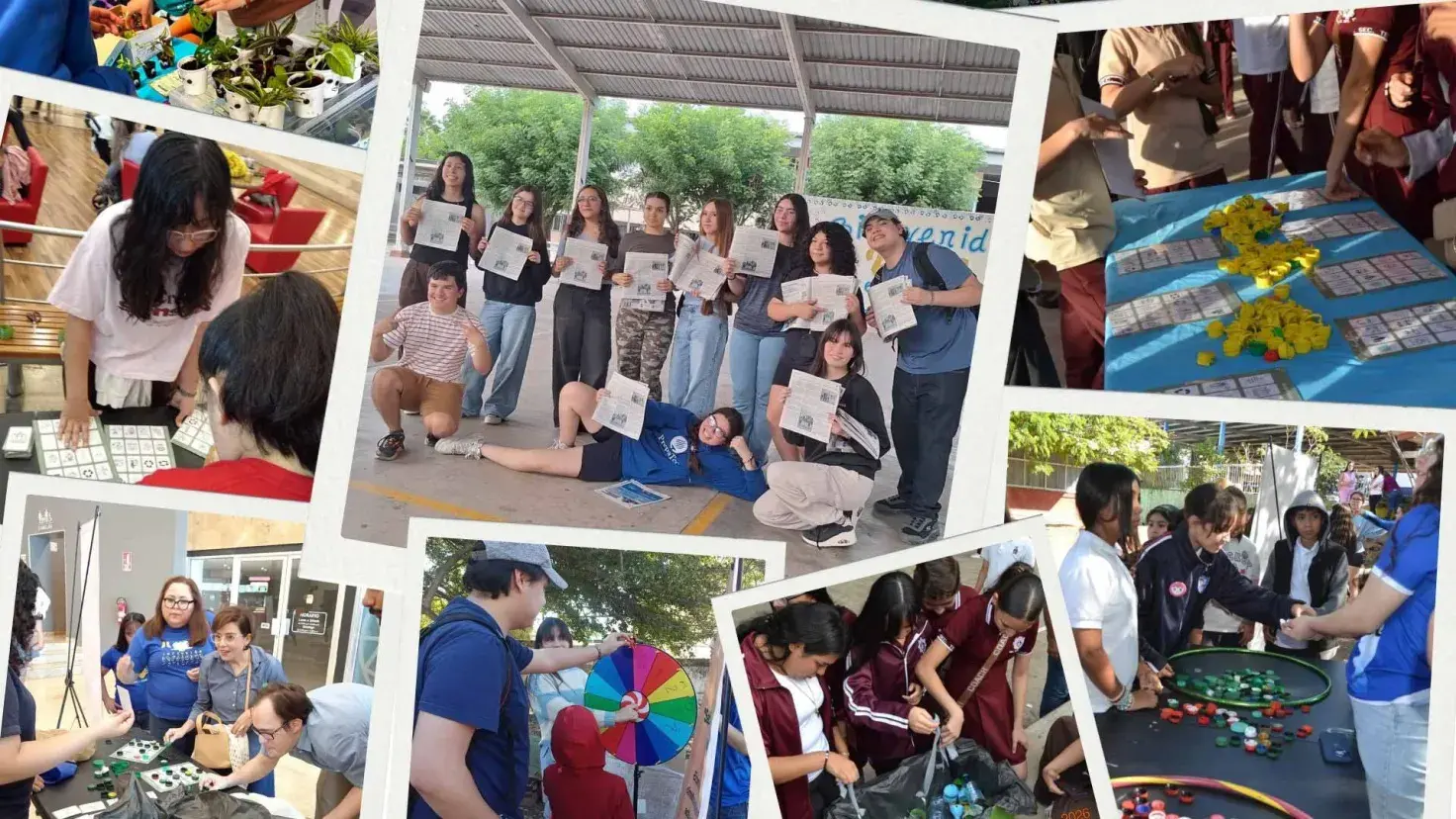 estudiantes prepatec ecologia con niños