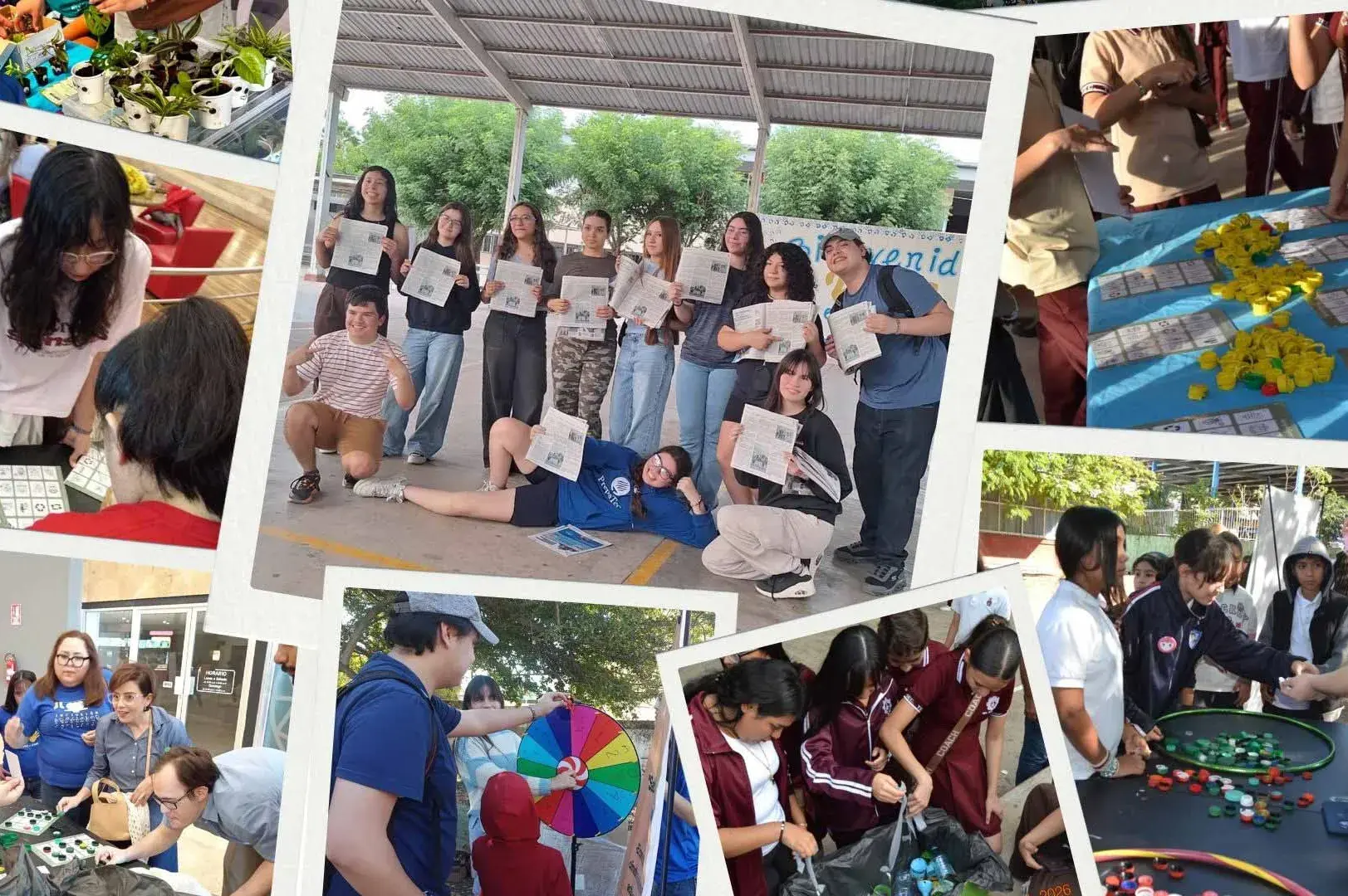estudiantes prepatec ecologia con niños