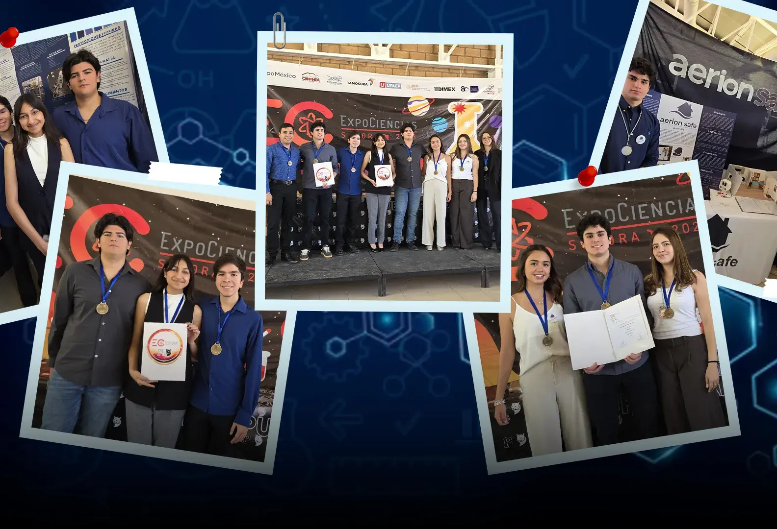 Oro al cuadrado: estudiantes PrepaTec ganan ExpoCiencias Sonora 2026
