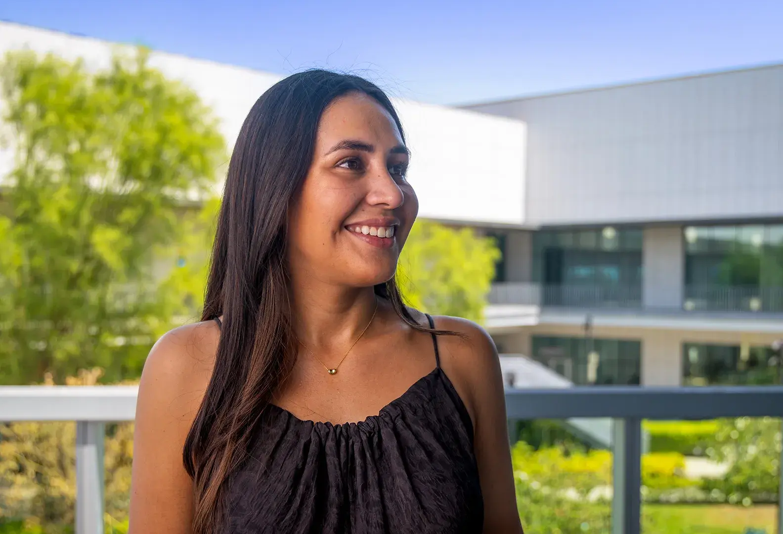 Andrea Flores, nutrióloga de Isaac del Toro, en el Wellness Center del Tec