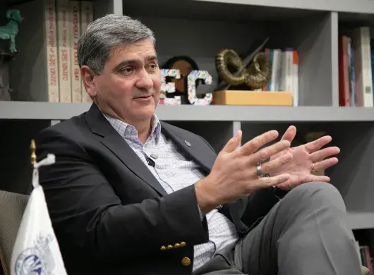 David Garza, presidente del Grupo Educativo Tecnológico de Monterrey explica los retos del grupo en este nuevo semestre 2025 