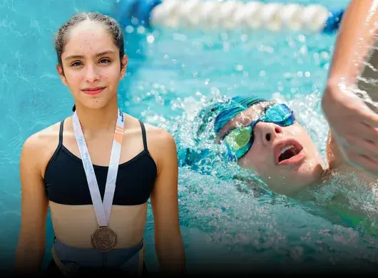 Ellian Carvajal Gana Oro en Natación PrepaTec Navojoa