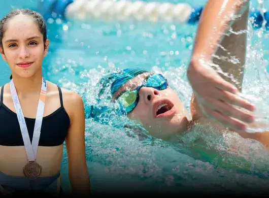 Ellian Carvajal Gana Oro en Natación PrepaTec Navojoa
