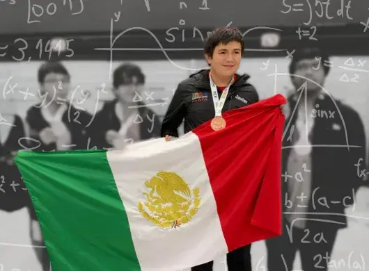 Javier Caram gana en Olimipiada Matemáticas