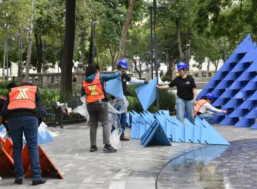 Equipo de Campus León en la construcción de Alae en CDMX