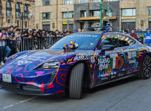 Vehículo Autónomo del Tec y Politécnico de Milán en la Carrera Panamericana.