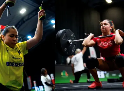 Letza Pichardo compitiendo en el Mundial de Functional Fitness