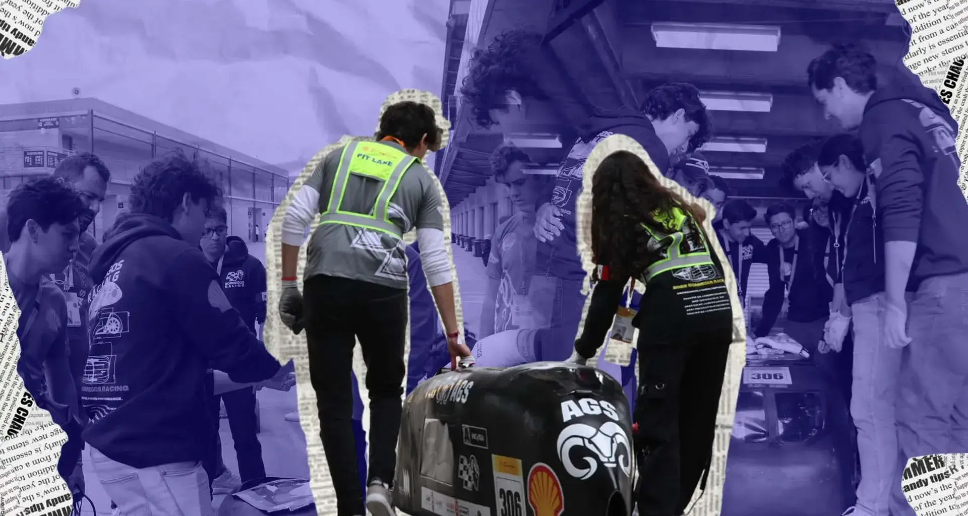 Competidores del Shell EcoMarathon Americas 2025