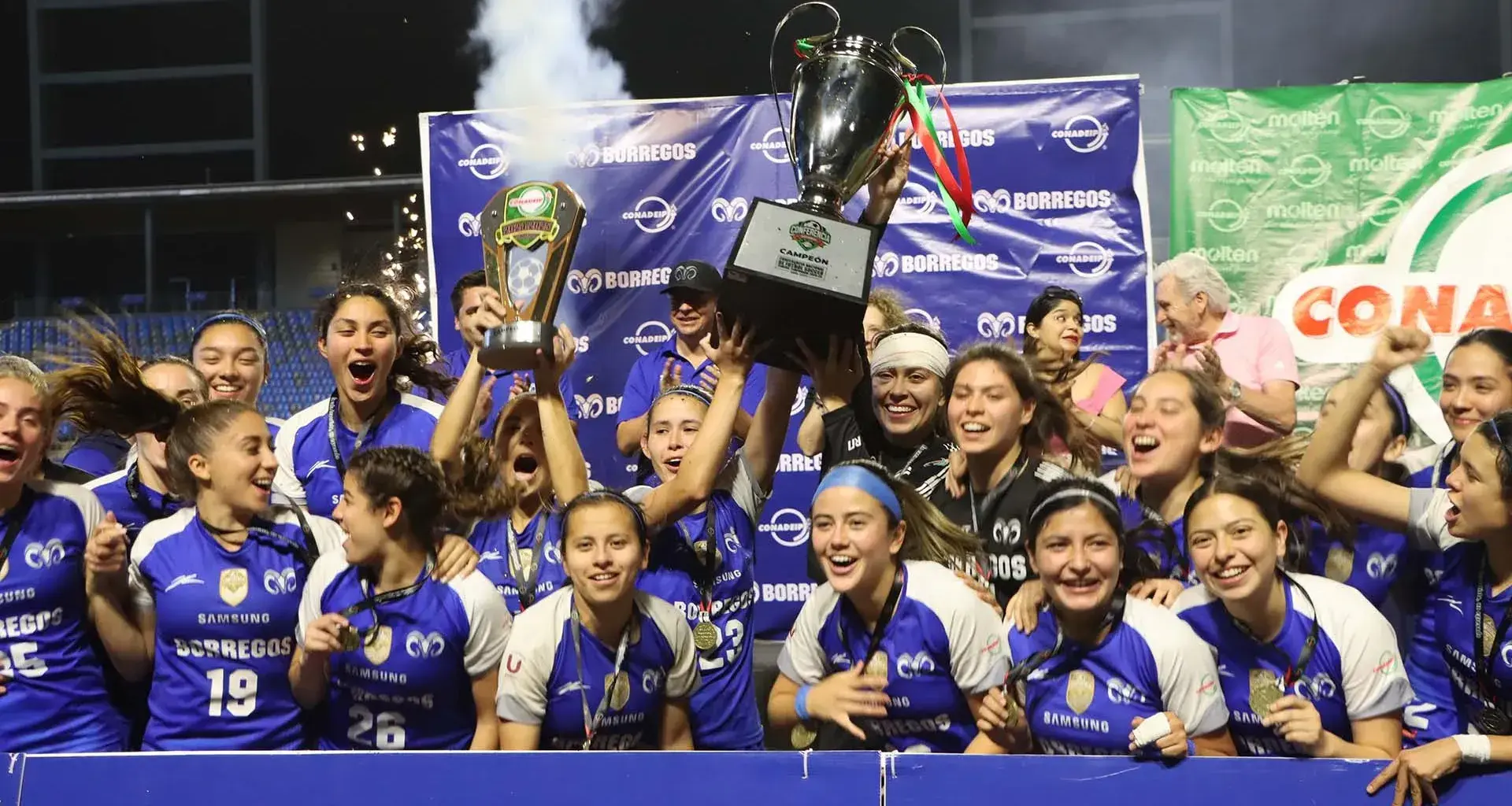 ¡Triunfo de tetra! Se corona Borregos MTY Femenil de futbol