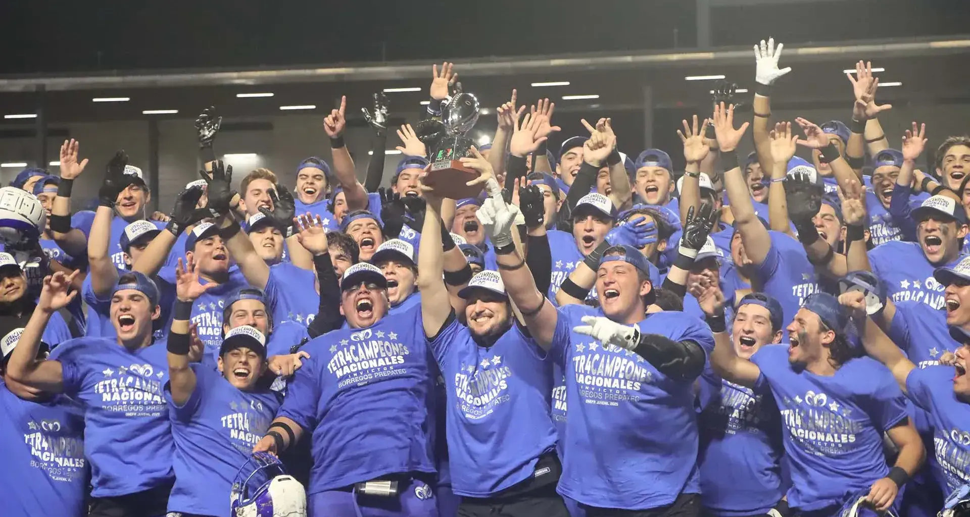 ¡Tetracampeones de ONEFA! Borregos de PrepaTec MTY se coronan en casa