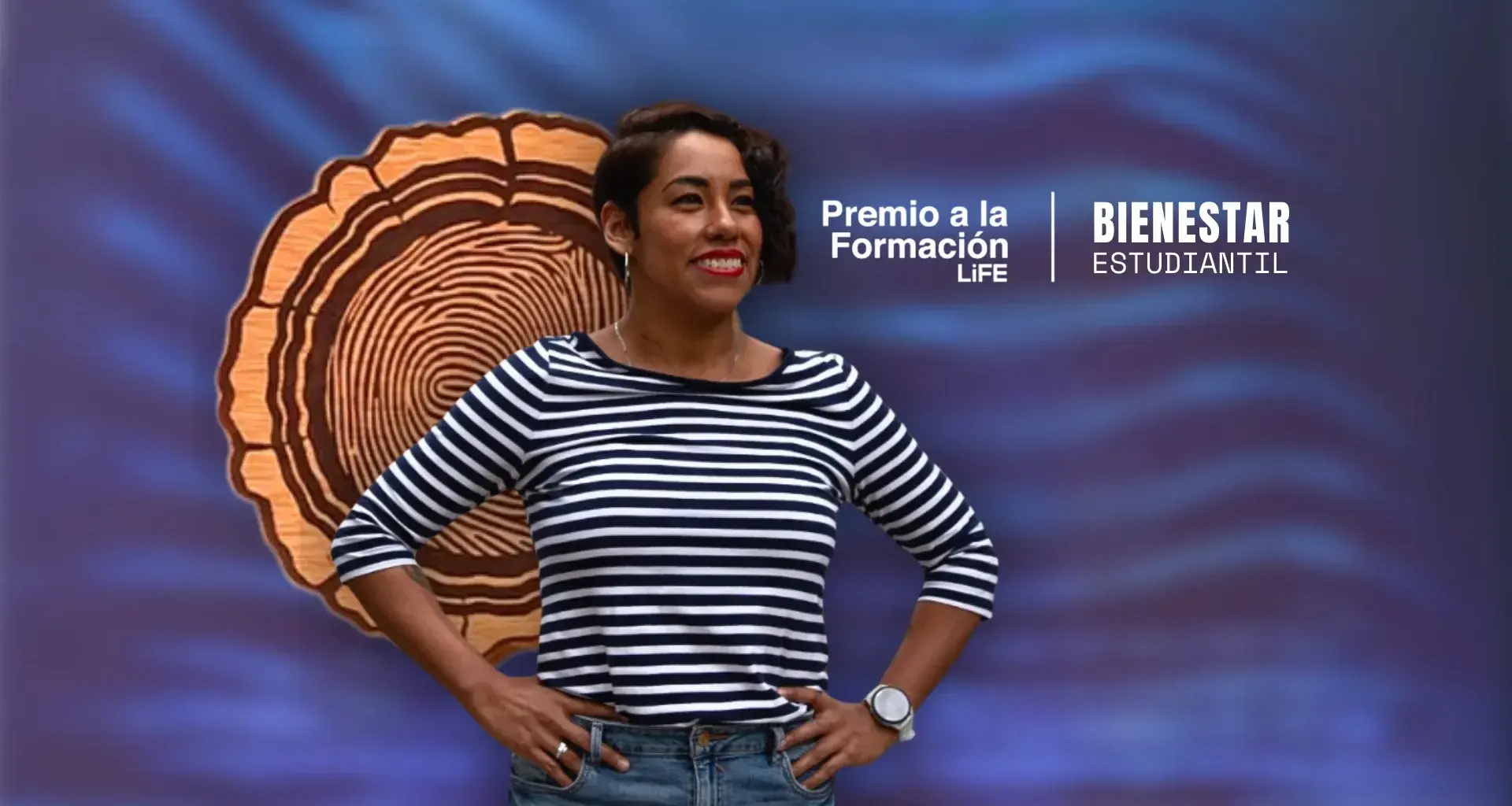 Ana Cristina Villagómez gana premio en bienestar estudiantil
