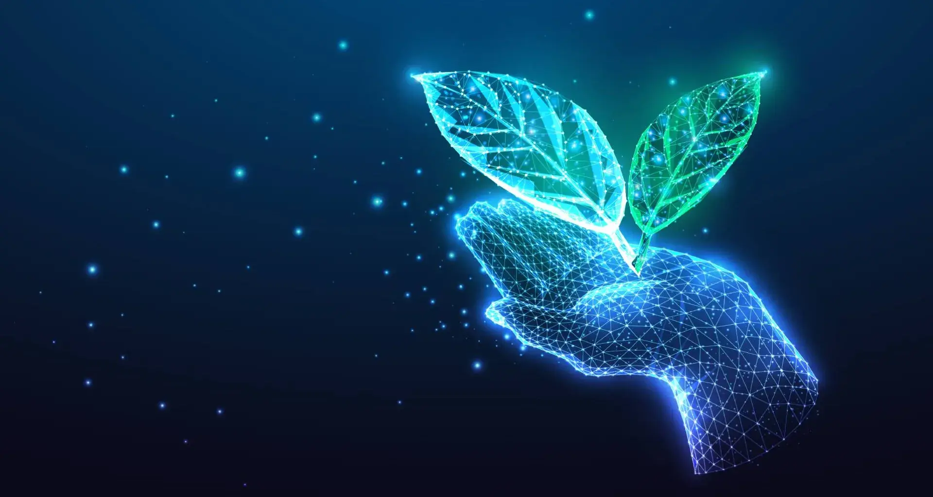 Mano sosteniendo "la naturaleza"