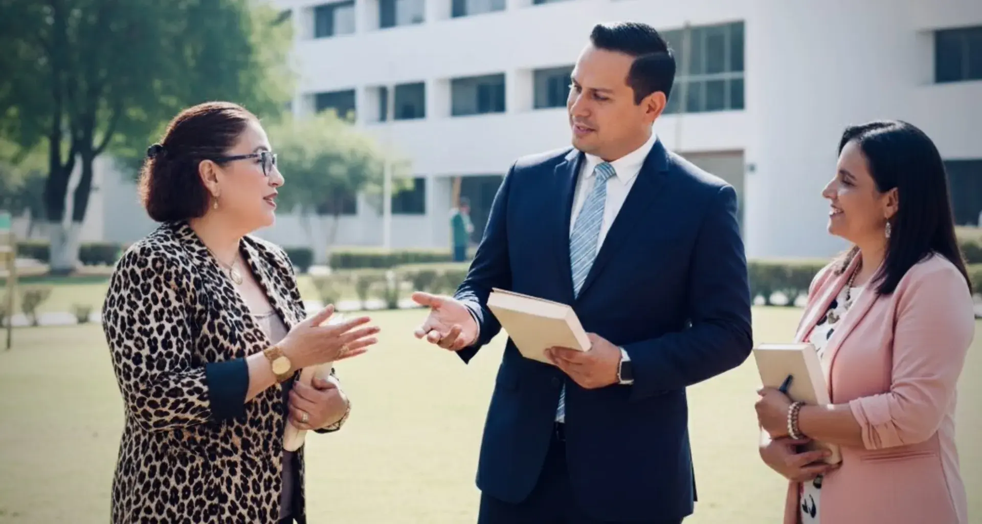 Los docentes de Derecho Sofía Altamirano, Luis Gerardo Ortiz y Alejandra Meza, del Tec campus Chihuahua, conversan a propósito de las obras que acaban de publicar.