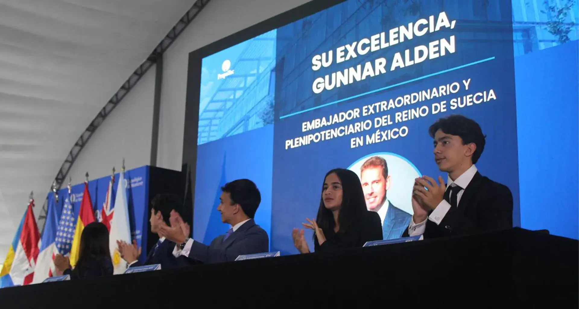 Alto secretariado de MEXMUN 33 de PrepaTec CCM durante el Modelo ONU.