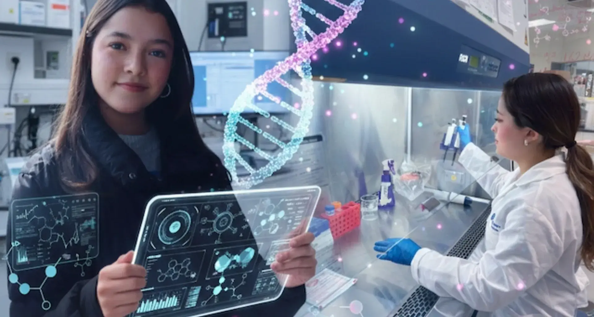 Estudiantes del Tec campus Chihuahua celebran el Día Internacional de la Mujer y la Niña en la Ciencia, haciendo ciencia