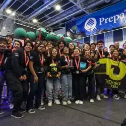 TecDroid de PrepaTec Querétaro ganó pase al mundial en Houston al obtener el Engineering Inspiration Award.