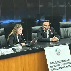 Clínica Nansen del Tec Guadalajara en senado presenta propuesta de migracion laboral.