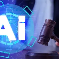 Imagen conceptual sobre el entorno jurídico dentro del espacio digital