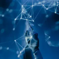 Mano robótica conviviendo con software